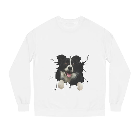 Border Collie Peek Crewneck Sweatshirt